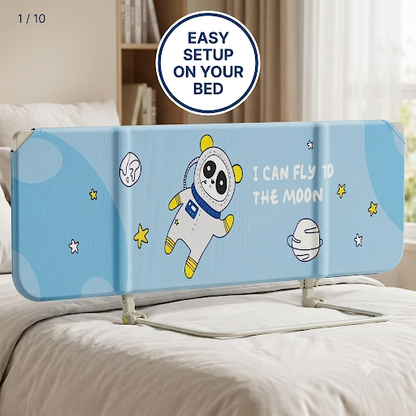 Adjustable Height Safety Guardrail for Infants & Toddlers with Portable Design