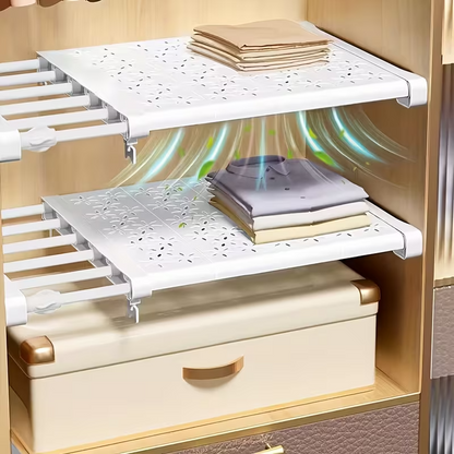 Stainless Steel Bathroom Storage Rack Tube Shelving Organizer for Home