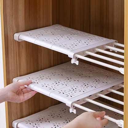 Stainless Steel Bathroom Storage Rack Tube Shelving Organizer for Home