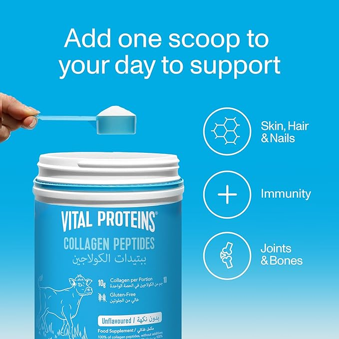 Collagen Peptides Powder – Daily Beauty & Wellness Supplement for Hair, Skin & Nails